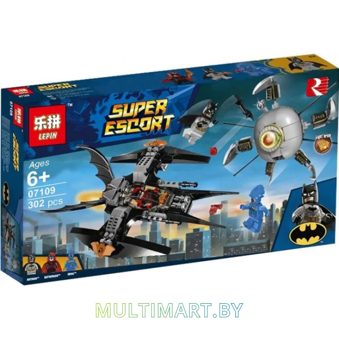 Конструктор Lepin 07109 Бэтмен - ликвидация глаза брата 302 детали